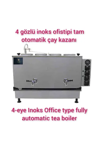 SAFİR ÇAY KAZANLARI 12022025inoksofistipi4 4 Demlikli İnoks Çay Ocağı Ofistipi Elektrikli Çay Makinesi İnoks Çay Semaveri İnoks Çay Kazanı