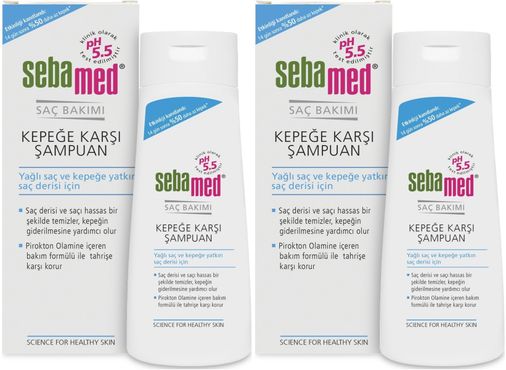 Şampuan 200ML Kepeğe Karşı (Yağlı ve Kepeğe yatkın saç derisi İçin) (2 Li Set)