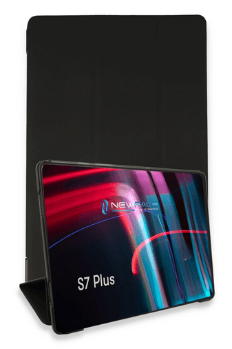 Samsung Galaxy T970 Tab S7 Plus 12.4 Kılıf Tablet Smart Kılıf - Siyah