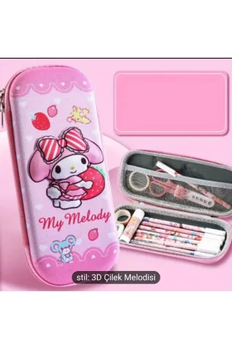 SANRIO kalemkutu140412075 Kuromi, My Melody 3D Lüx Kalem Çantası