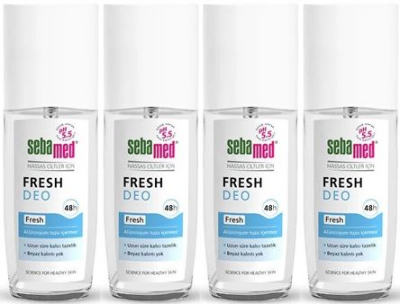 Sebamed Deodorant Sprey 75 ML Fresh (4 Lü Set)