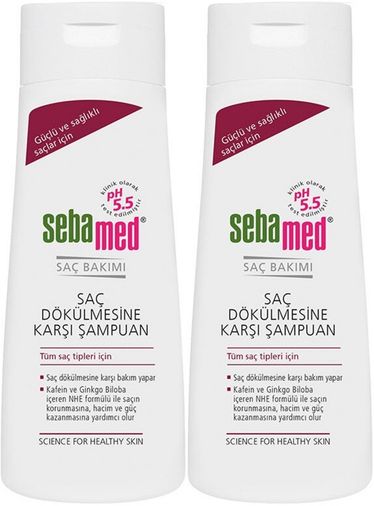 Sebamed Şampuan 200ML Saç Dökülmesine Karşı (Tüm Saç Tipleri için) (2 Li Set)