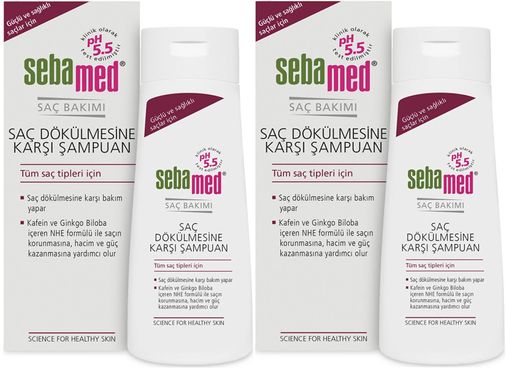 Sebamed Şampuan 400ML Saç Dökülmesine Karşı (Tüm Saç Tipleri için) (2 Li Set)