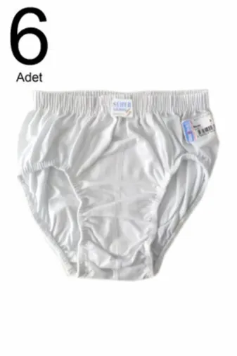 Seher SEC0037SEC Erkek Çocuk Beyaz 6 Adet Kilot