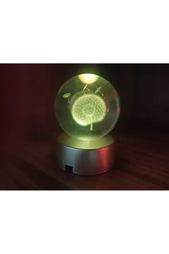 shop ea-10055 3D Renk Değiştiren Led Işıklı Karahindiba Küre