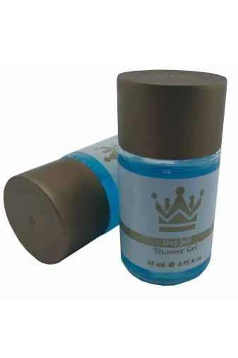 Shower 86981738572500 2500 Adet Duş Jeli Geniş Kapak Standart Otel Tipi Mini 30 Ml Silindir Şişe Tek Kullanımlık Kullan