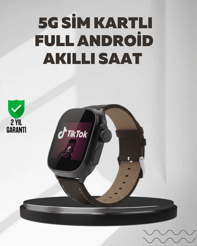 SIM Kartlı Akıllı Saat GPS WiFi Bluetooth Destekli