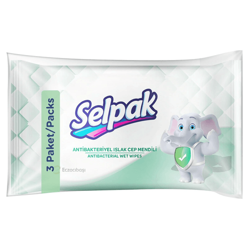 Sleepy GHDJFFG60 Antibakteriyel Islak Cep Mendil 3X15 Adet