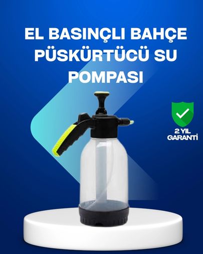 Solmazlar Online 125048651 Mey İthalat Basınçlı Manuel Köpük Pompası 2L Ayarlanabilir Sprey Başlıklı Temizlik