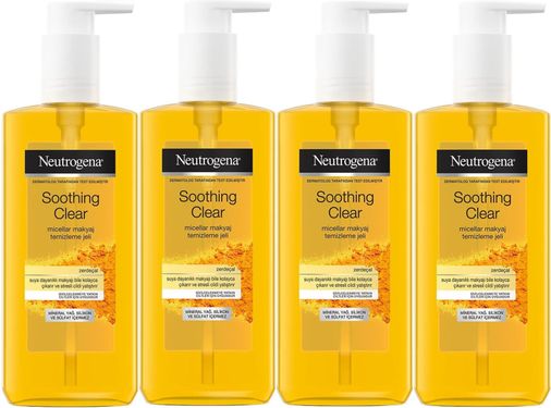 Soothing Clear Micellar Yüz Temizleme Jeli 200ML (4 Lü Set)