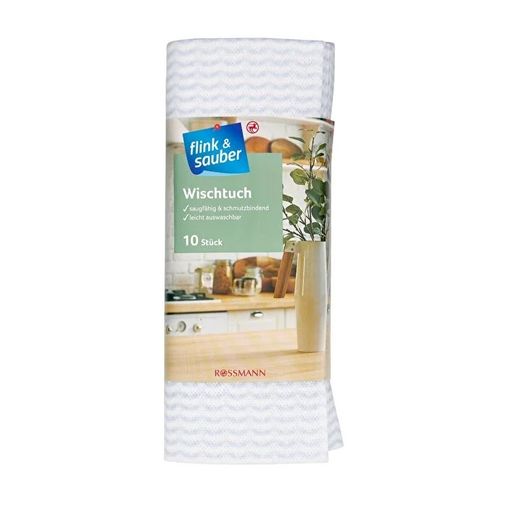 SR12062931 Flink & Sauber Genel Temizlik Bezi 38X50Cm 10'lu