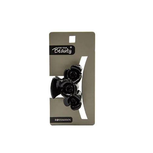 SR21060382 For Your Beauty 4 Dişli Siyah 1 Adet Mandal Toka