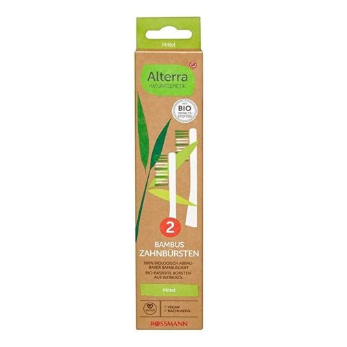SR23030224 Alterra Bambu Double Pack Orta Sert Diş Fırçası