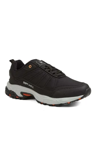 ST00907 Soft Shell Siyah-Beyaz Sneaker