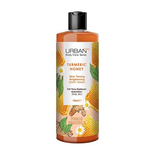 ST24010004 Urban Care 750 Ml Body Care Series Turmeric Honey Cilt Tonu Eşitleyici Ve Aydınlatıcı Duş Jeli