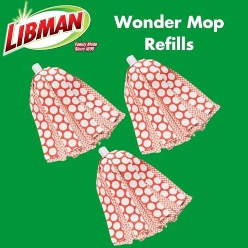 Standart Estetiki 57855210134612080184975 Wonder Mop Yedek Başlık, Mikrofiber, 3&apos Lü Set 50 X 22