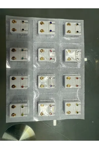Star delküp Kulak Delme Küpesi Sarı Metal Karışık Taş