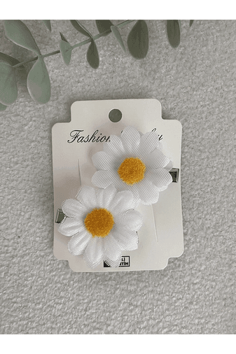 Starefsane DzGbNVgfcW Kadın Kız Çocuk 10’Lu Paket Papatya Toka