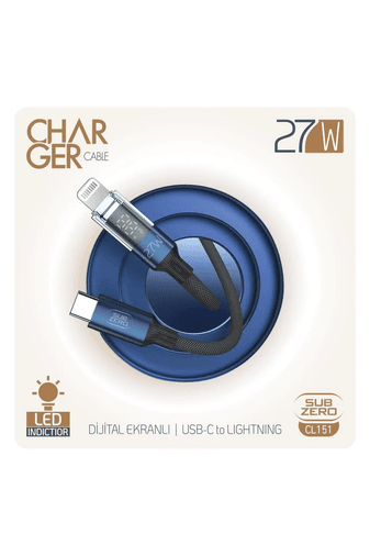 Subzero Cl151 Type-C Lightning 27W Hızlı Iphone Şarj Kablosu
