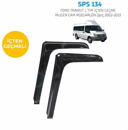 Sunplex 42528017 Ford Transit L Tipi İçten Geçmeli Mugen Cam Rüzgarlığı 2002-2013