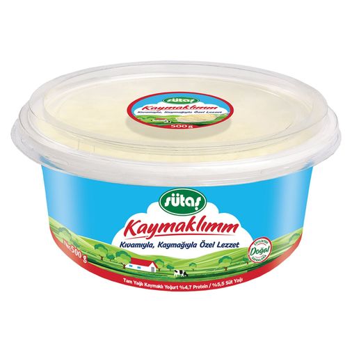 sütaş02154 Sütaş Kaymaklım Yoğurt 500 G