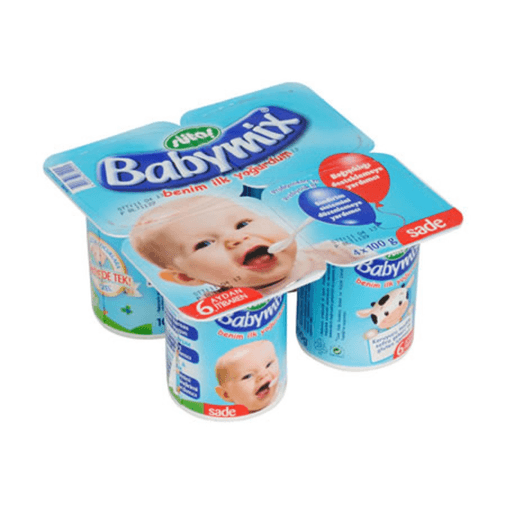 sütaş14520 Sütaş Babymix Sade 4X100 Gr Bebek Yoğurdu