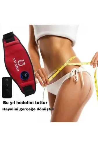 SWARO PRM20 Ems Sıkılaşma Cihazı,masaj Egzersiz Kemeri Titreşimli Yardımcı Göbek Eritme Cihazı