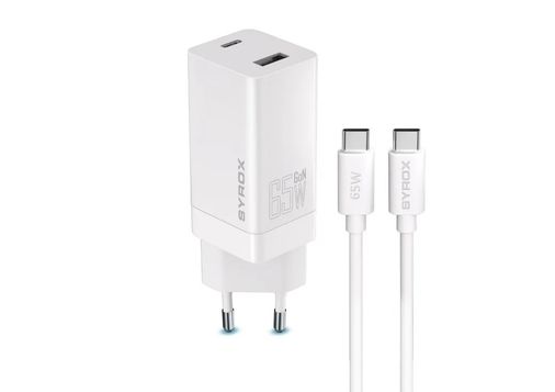 Syrox Gan65T 65W Type-C To Type-C Quick Pd Şarj