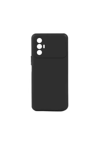 T23218-TCHS Tecno Spark 8 Pro Kılıf Zore Biye Silikon - Siyah