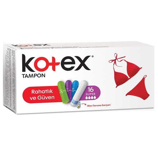 Tampon 16 Adet Süper Tekli Pk