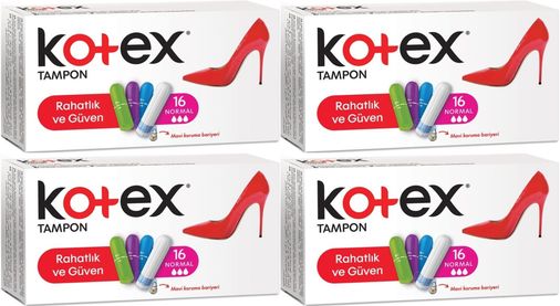 Tampon Normal 64 Lü Set (4PK*16)