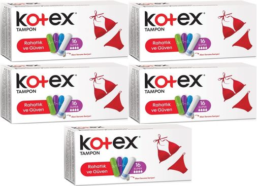 Tampon Süper 80 Li Set (5PK*16)