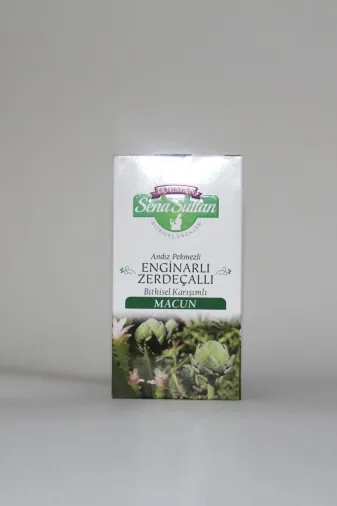 Tarihi Yarımada Kahvecisi ENGINARMACUN01 Lokman Sena Sultan Andız Pekmezli Enginarlı Zerdeçallı Bitkisel Karışımlı Macun 420 Ml