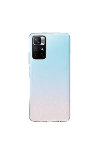 Techaks T20573-TCHS Poco M4 Pro 5G Kılıf Zore Süper Silikon Kapak - Renksiz