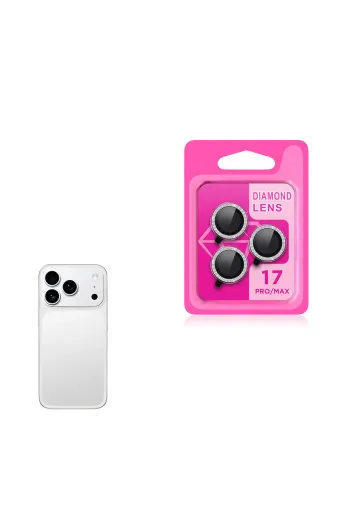 Techaks T38751-TCHS Iphone 17 Pro Max Zore Cl-06 Kamera Lens Koruyucu - Titanyum-Gümüş