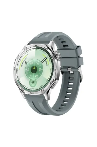 Techaks T40087-TCHS Gear S3 Tchs Krd-148 22Mm Silikon Kordon - Koyu Gri