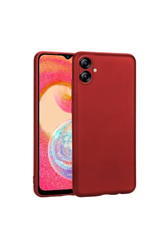Techaks T40445-TCHS Galaxy A07 Kılıf Tchs Premier Silikon Kapak - Kırmızı
