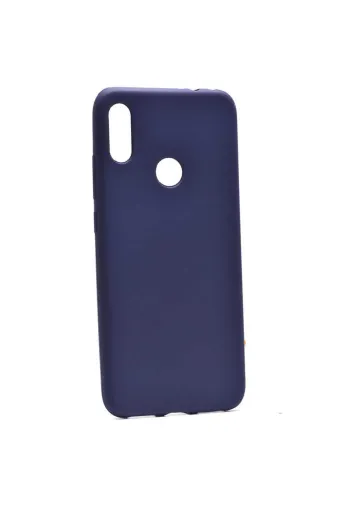 Techaks T7363-TCHS Redmi Note 7 Kılıf Yumuşak Dokulu Renkli İnce Silikon Soft Kapak Premier - Lacivert