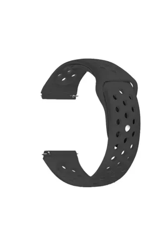 Techaks TCHS-11848 Gear S3 (22Mm) Krd-02 Uyumlu Zore Kordon-Siyah