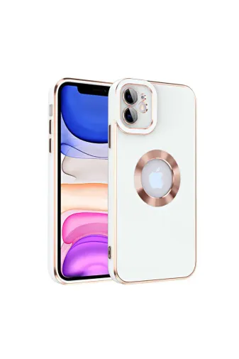 Techaks TCHS-23063 Iphone 12 Uyumlu Zore Kongo Kılıf-Beyaz
