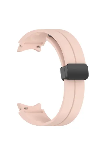 Techaks TCHS-27320 Galaxy Watch 5 44Mm Uyumlu Krd-84 Uyumlu Zore Kordon-Pembe Açık