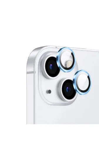 Techaks TCHS-28485-iPhone 15 Iphone 15 Uyumlu Cl-12 Premium Safir Parmak İzi Bırakmayan Anti-Refcloive Kamera Clo Kor