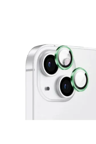 Techaks TCHS-28485-iPhone 15 Iphone 15 Uyumlu Zore Cl-12 Premium Safir Parmak İzi Bırakmayan Anti-Refcloive Kamera Clo Kor
