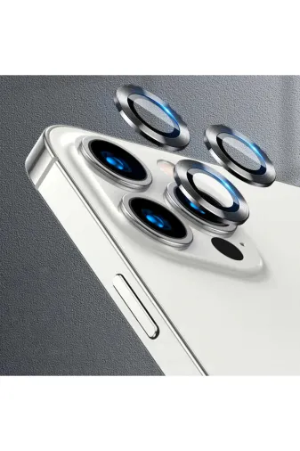 Techaks TCHS-CL-07-iPhone 12 Pro Iphone 12 Pro Uyumlu Zore Cl-07 Kamera Koruyucu-Koyu Gri