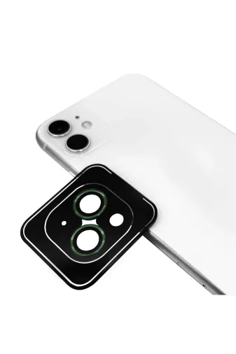Techaks TCHS-CL-09-iPhone 13 Mini Iphone 13 Mini Uyumlu Zore Cl-09 Kamera Koruyucu-Koyu Yeşil
