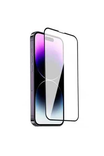Techaks TCHS26456 Iphone 14 Pro Uyumlu Zore Darbeye Dayanıklı Anti Statik Temperli Cam Ekran K