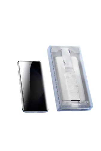 Techaks TCHS30070 Galaxy S24 Ultra Uyumlu Zore Uygulama Aparatlı 6In1 Easy Body Privacy Ekran Koruyucu