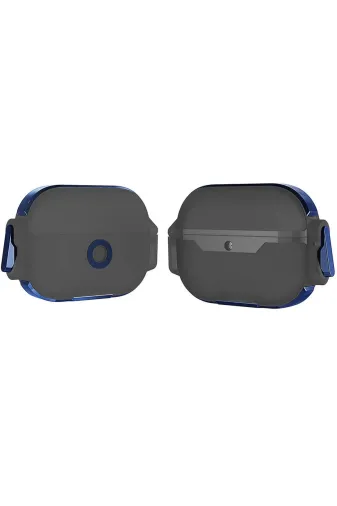 Techaks TCHS31886 Air-Pods Zore Airbag 34 Darbelere Karşı Dayanıklı Kılıf-Mavi