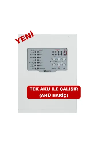 TEKNIM Tfp-3124 4 Bölgeli Konvansiyonel Yangın Alarm Paneli. Tek Akü Ile Çalışır (Akü Hariç) En54-2/