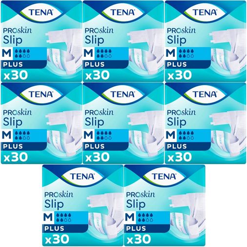 Tena Proskin Slip Plus Bel Bantlı Yetişkin Bezi M - Orta - Medium 240 Adet